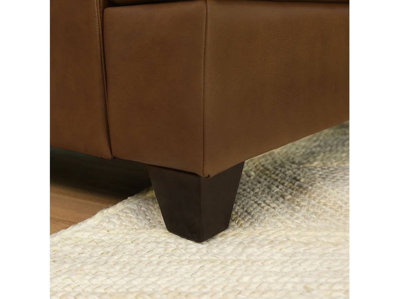 Merona 2-piece Leather Sofa & Chair Set, Camel Default Title