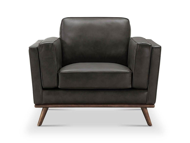 Taverly 3-piece Leather Set, Grey Default Title