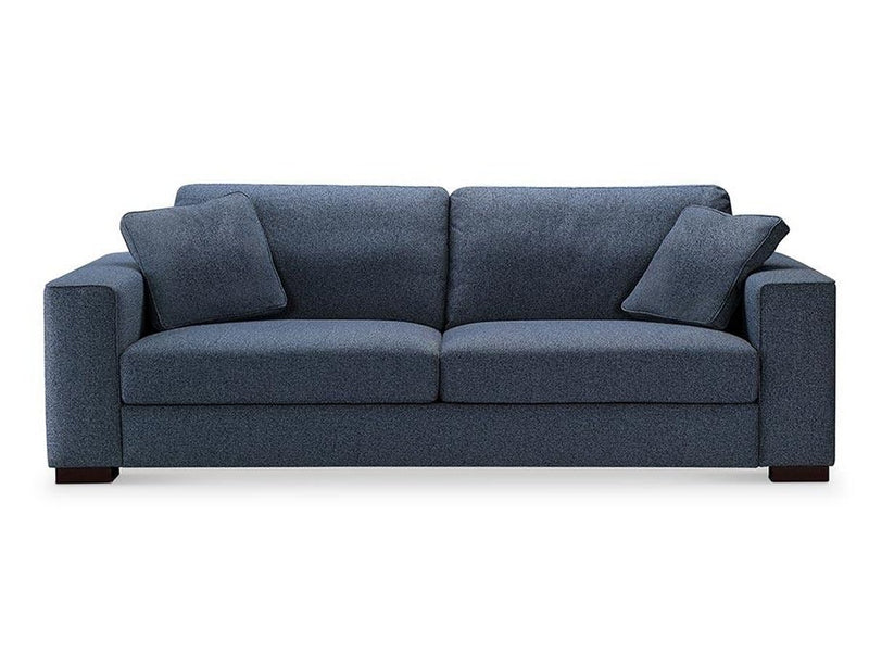 Tamora Fabric Sofa, Blue Default Title