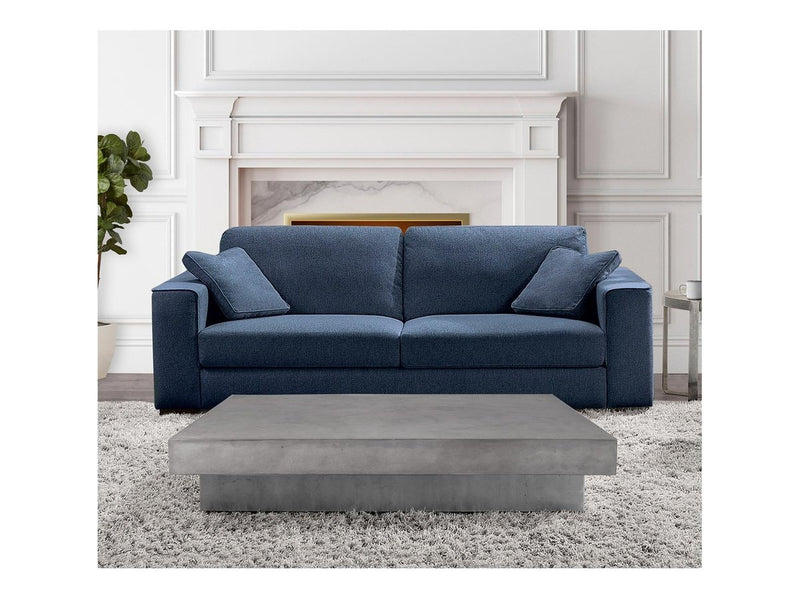Tamora Fabric Sofa, Blue Default Title
