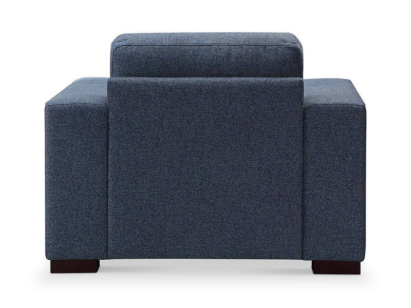 Tamora 3-piece Fabric Sofa Set, Blue Default Title