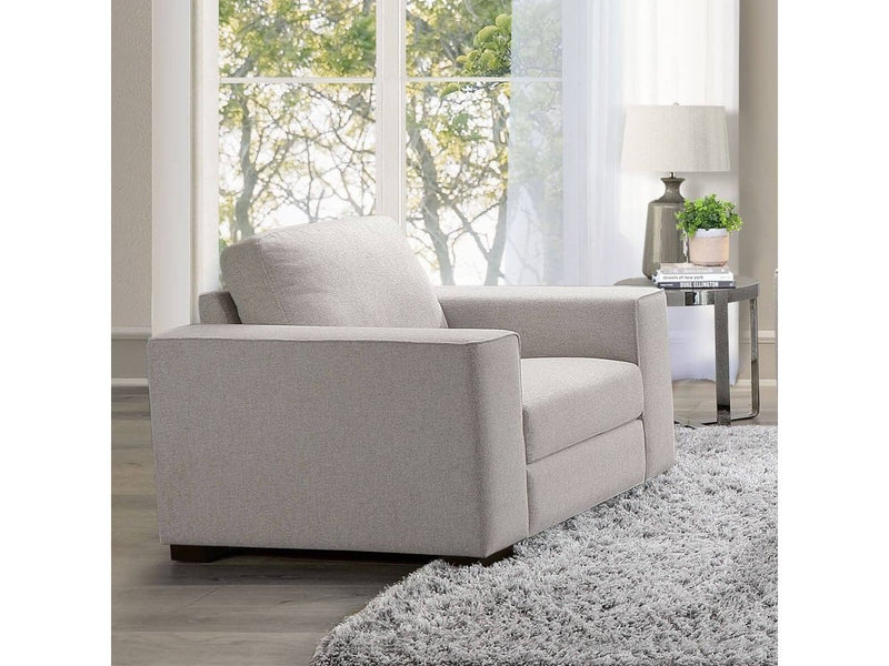 Tamora Fabric Chair, Gray Default Title