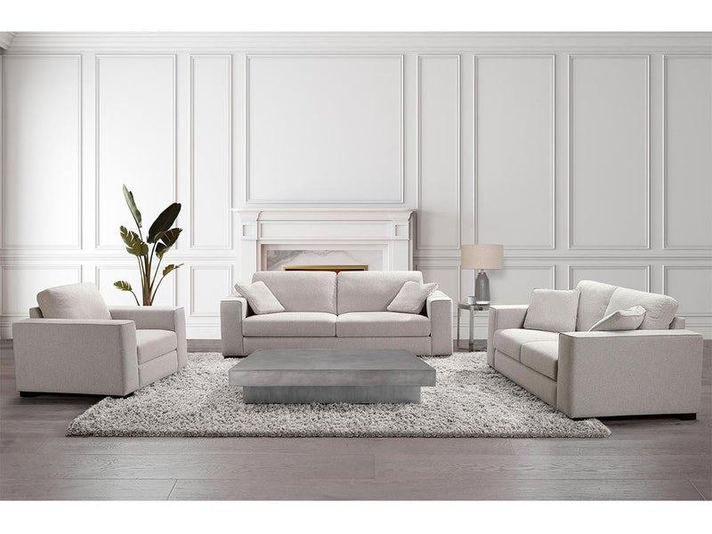 Tamora 3-piece Fabric Sofa set, Grey Default Title