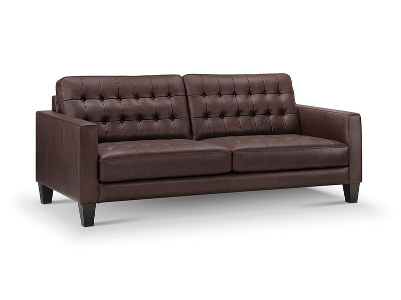 Tova Leather Sofa, Brown Default Title