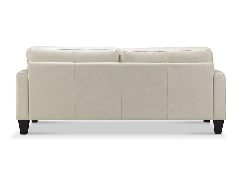 Tova Leather Sofa, Ivory Default Title