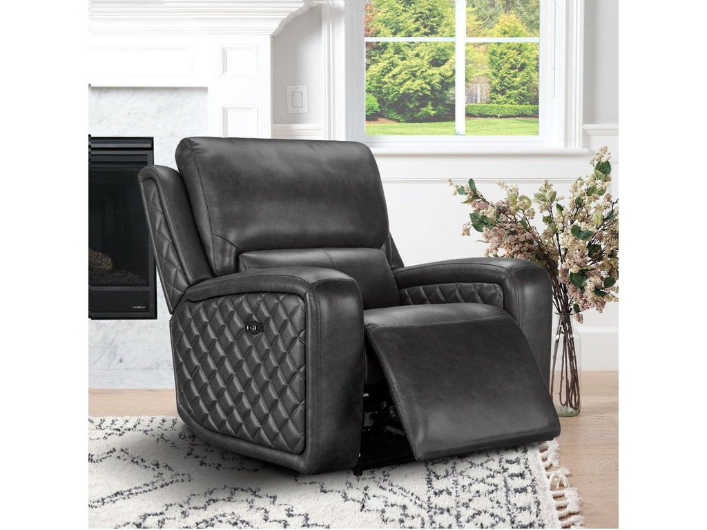 Abbyson waltham sales leather recliner