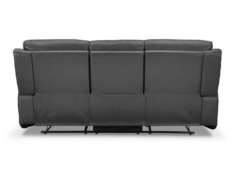Raymond 2-piece Leather Power Reclining Set, Grey Default Title