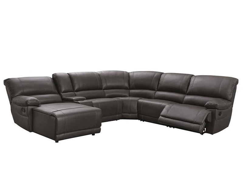 Cooper Manual Reclining Sectional, Brown Default Title