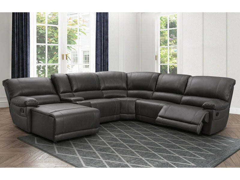 Cooper Manual Reclining Sectional, Grey Default Title