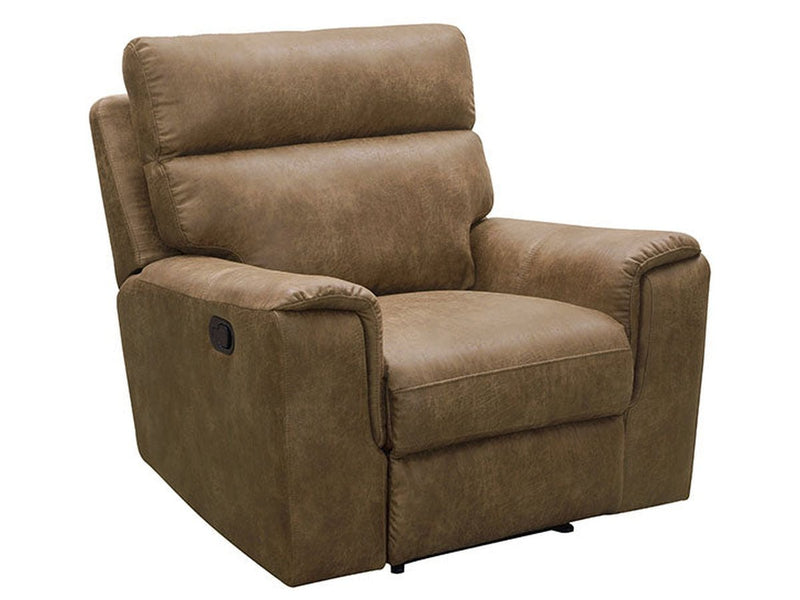 Lawrence Fabric Recliner, Brown Default Title