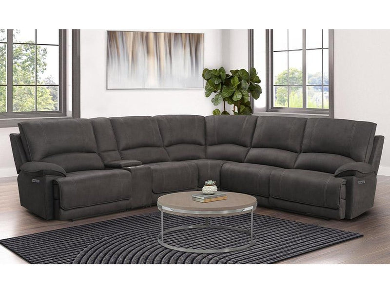 Glendale Reclining Sectional, Grey Default Title
