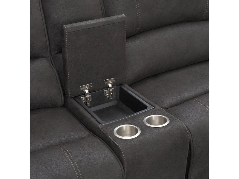 Glendale Reclining Sectional, Grey Default Title