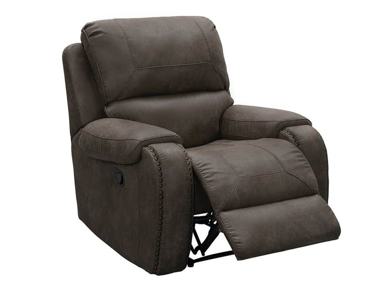 Houston Fabric Recliner, Espresso Default Title