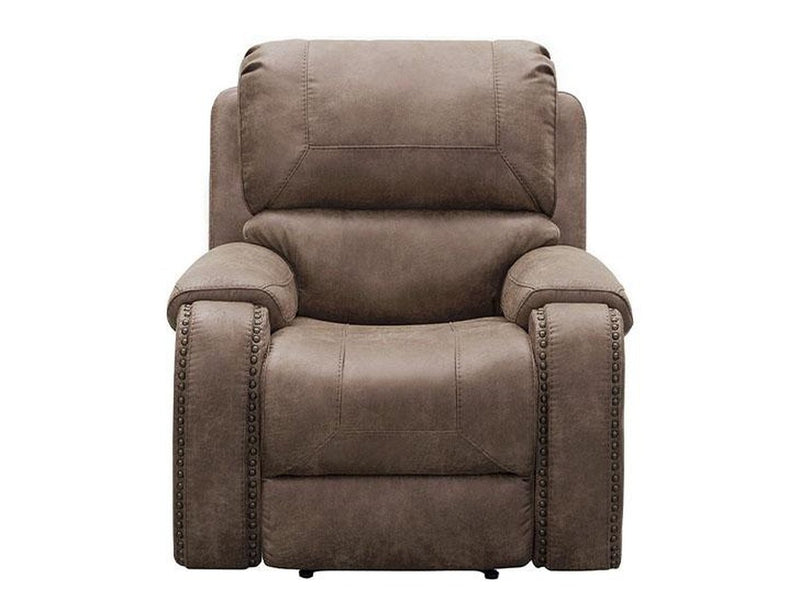 Houston Fabric Recliner, Brown Default Title