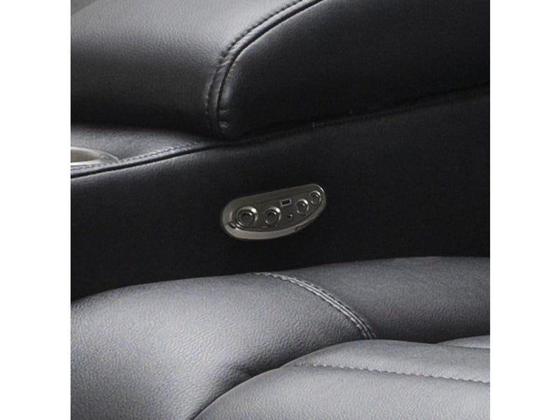 Jayce Leather Power Recliner, Black Default Title