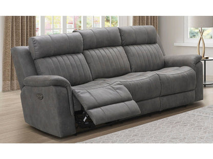 Garcelle Power Reclining Sofa, Grey Default Title