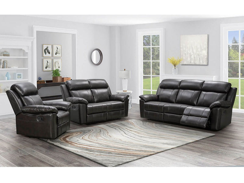 Braylen Leather Reclining Loveseat Default Title
