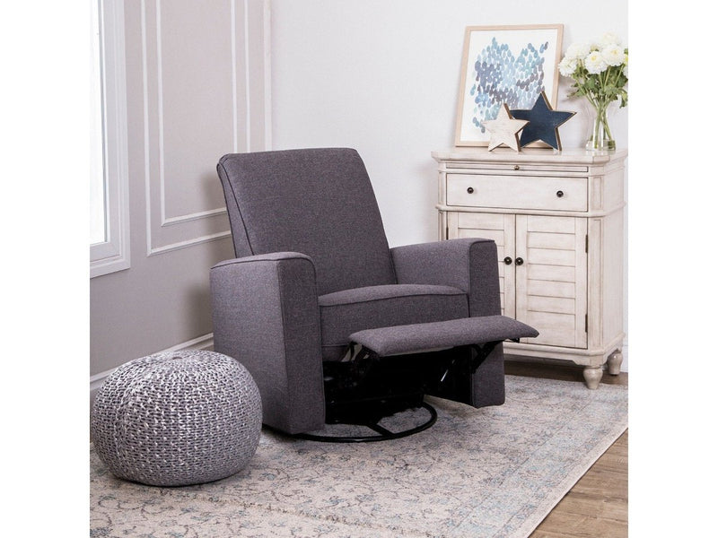 Hampton Swivel Glider Recliner, Grey Default Title