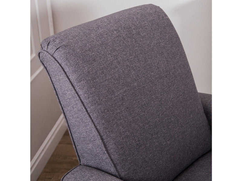 Hampton Swivel Glider Recliner, Grey Default Title
