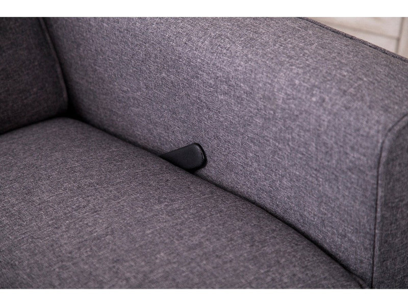 Hampton Swivel Glider Recliner, Grey Default Title
