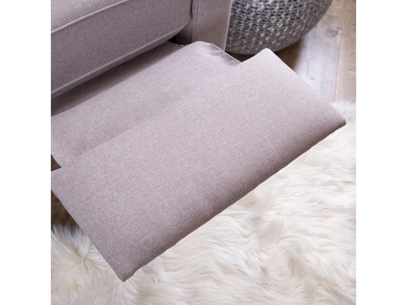 Hampton Swivel Glider Recliner, Taupe Default Title
