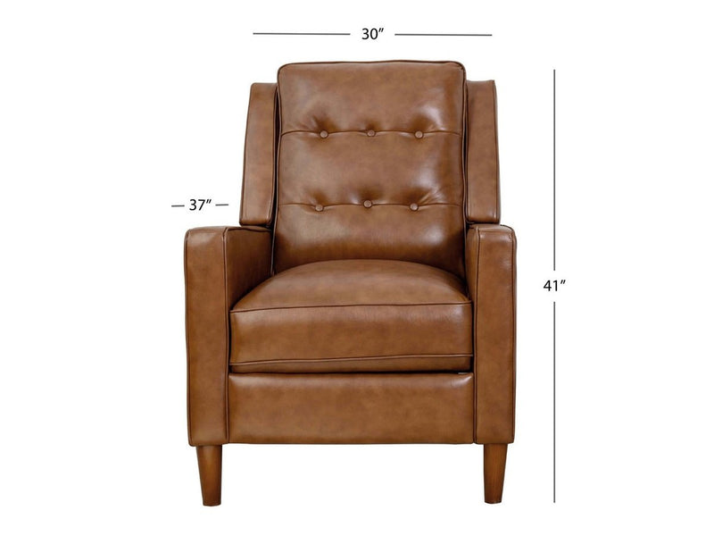 Holloway Mid-Century 3-piece Leather Reclining Seating Set, Camel Default Title