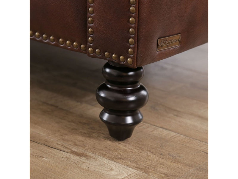 Grand Chesterfield Leather Armchair Default Title