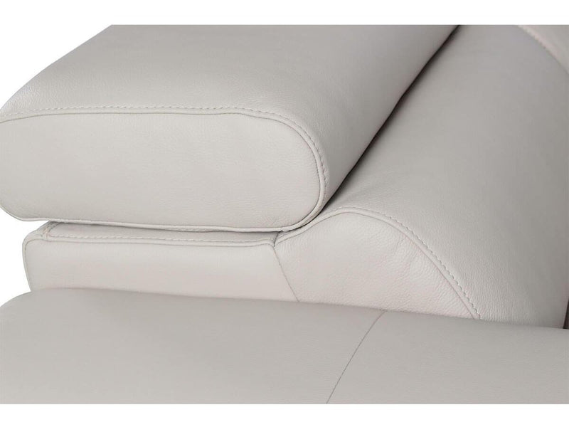 Quinton Leather Sofa, Grey Default Title