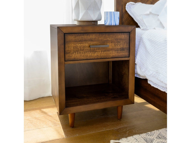 Retro Wood Nightstand Default Title