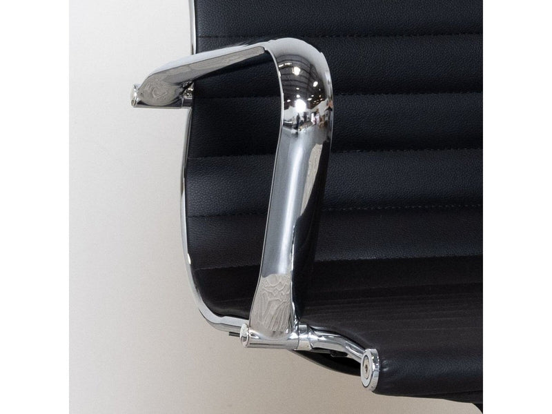 Samuel Adjustable Medium Back Office Chair, Black Default Title