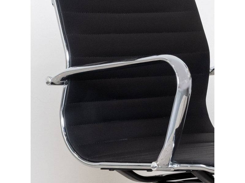 Samuel Adjustable Medium Back Office Chair, Black Default Title
