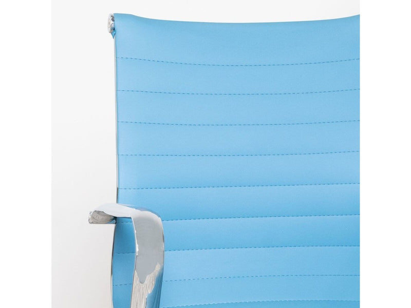 Samuel Adjustable Medium Back Office Chair, Teal Default Title