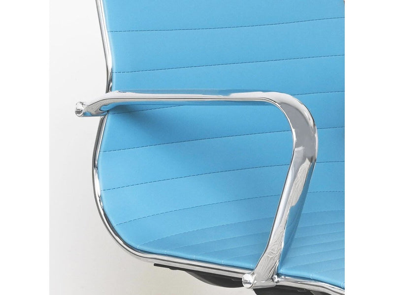 Samuel Adjustable Medium Back Office Chair, Teal Default Title