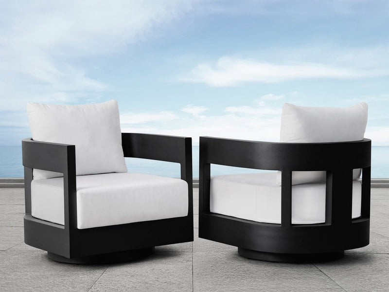 Santino Swivel Armchair - Set of 2