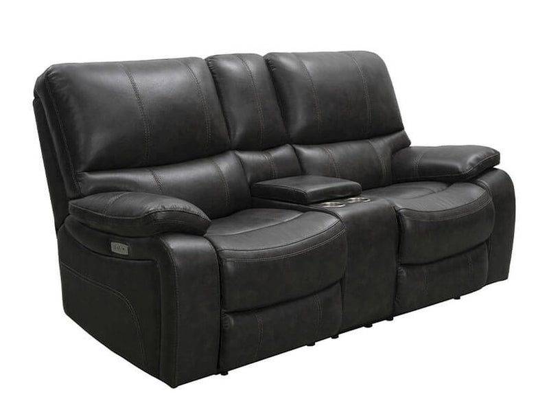 Braymor Power Reclining Loveseat, Grey