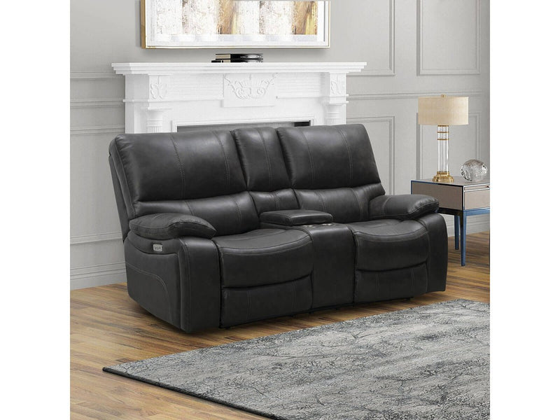 Braymor Power Reclining Loveseat, Grey