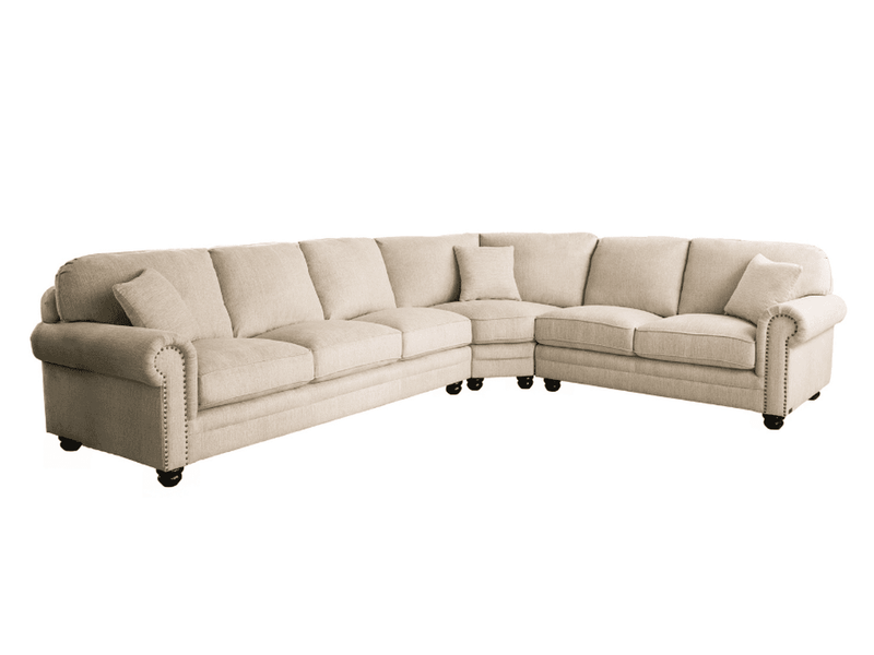 Ferra 3-pc Fabric Sectional