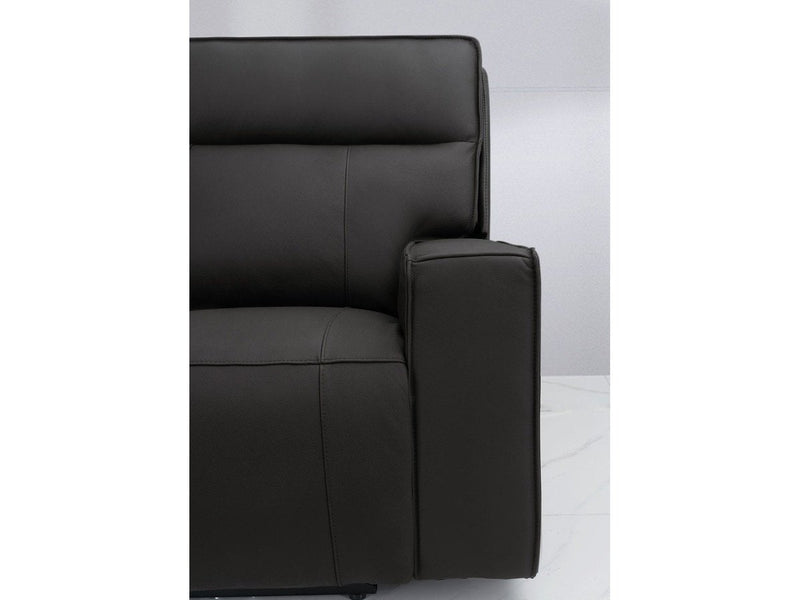 Layton Leather Sofa, Espresso Default Title