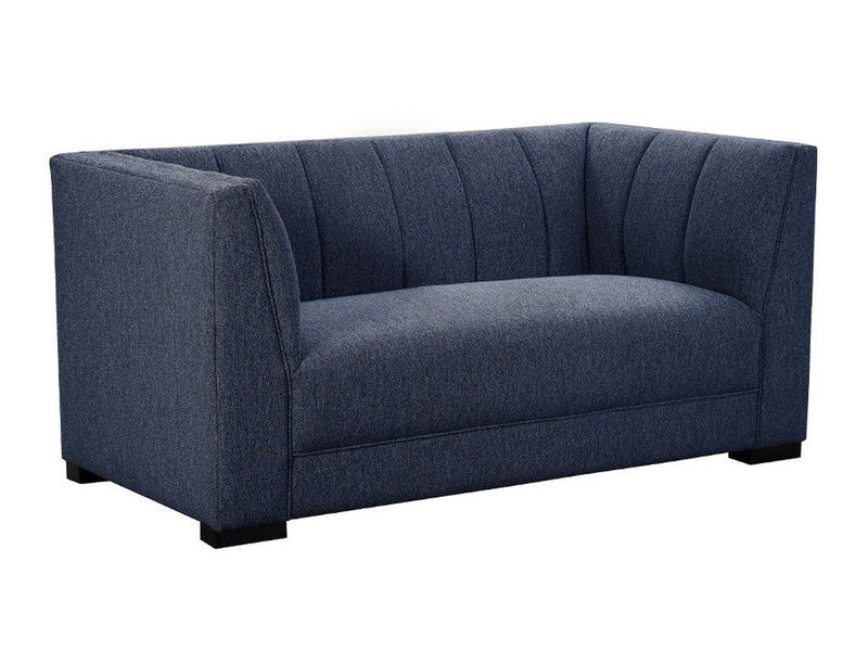 Lavello Fabric Loveseat, Blue