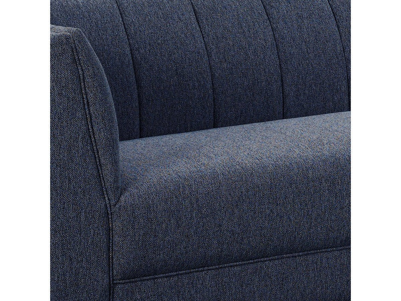 Lavello Fabric Loveseat, Blue