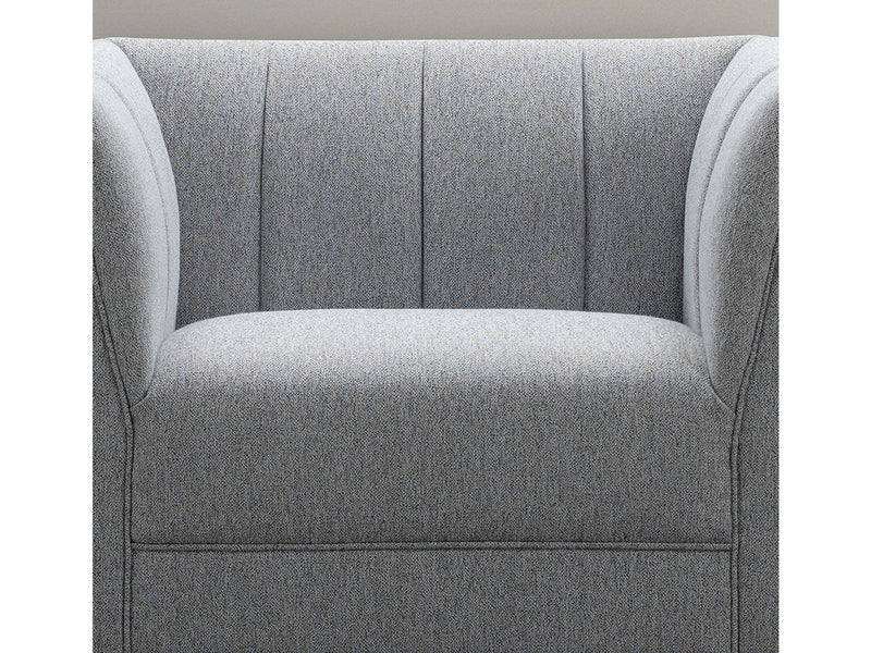 Lavello Fabric Loveseat, Light Grey