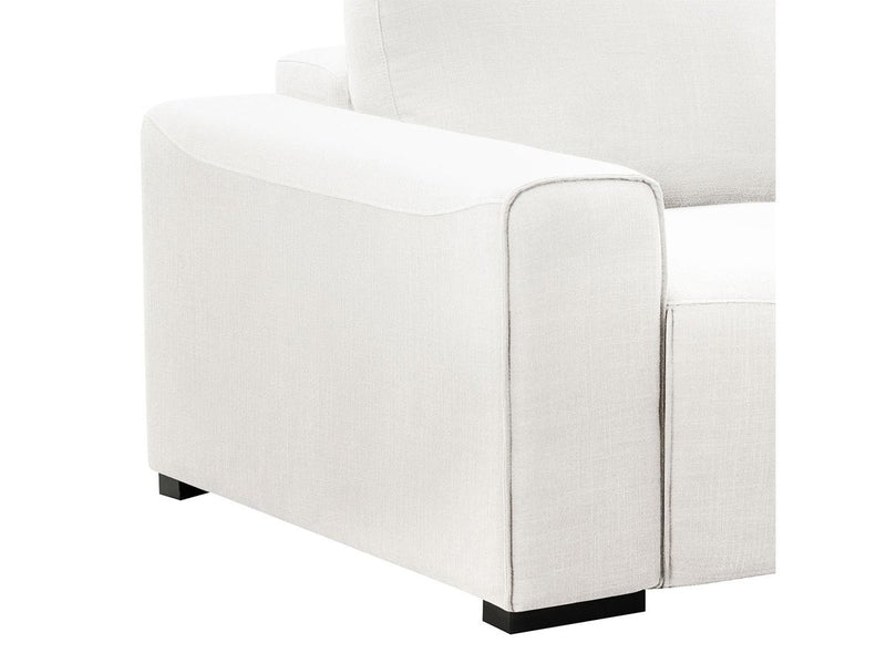 Marlow Fabric Armchair, White Default Title