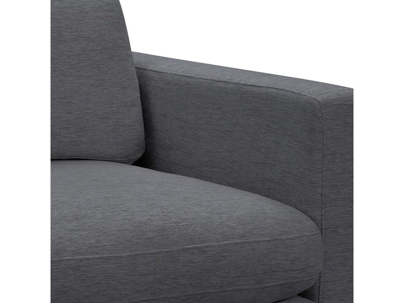 Violetta Fabric Sofa, Grey Default Title