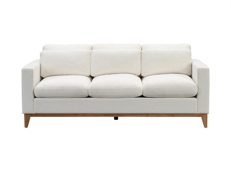 Violetta Fabric Sofa, White Default Title