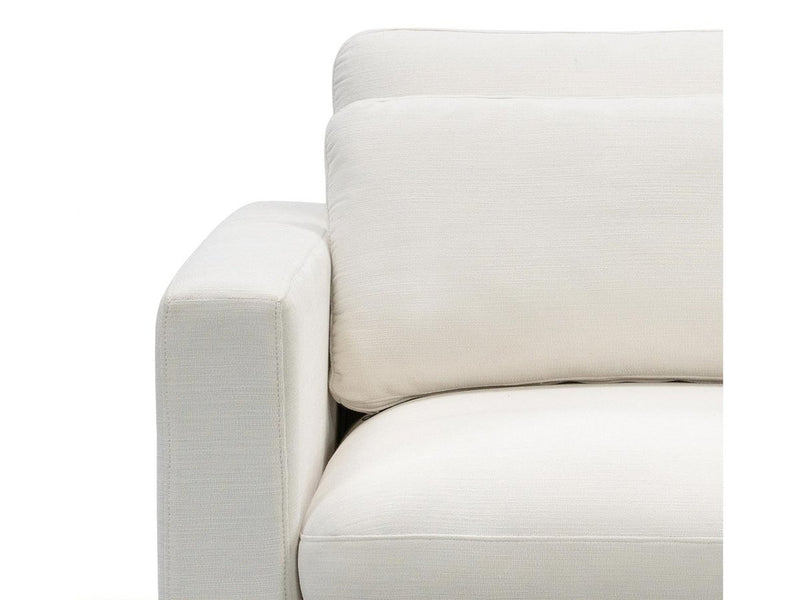 Violetta Fabric Sofa, White Default Title