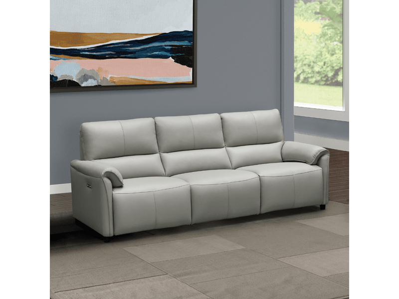 Tamara Leather Power Reclining Sofa with Power Headrests