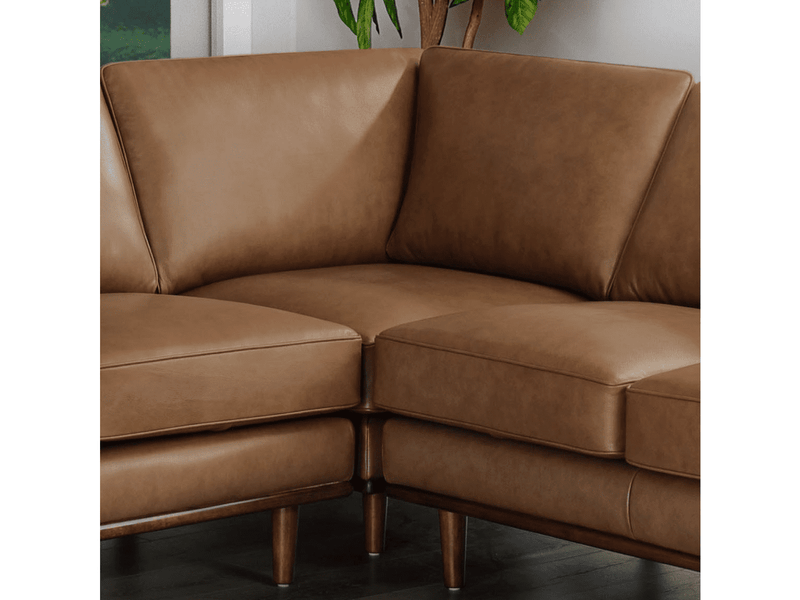 Taverly Leather Sectional