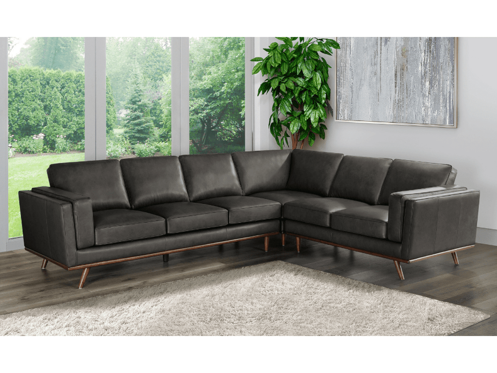Abbyson devonshire leather tufted sectional deals