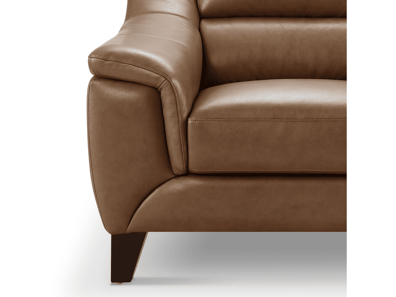 Teramo Leather Loveseat