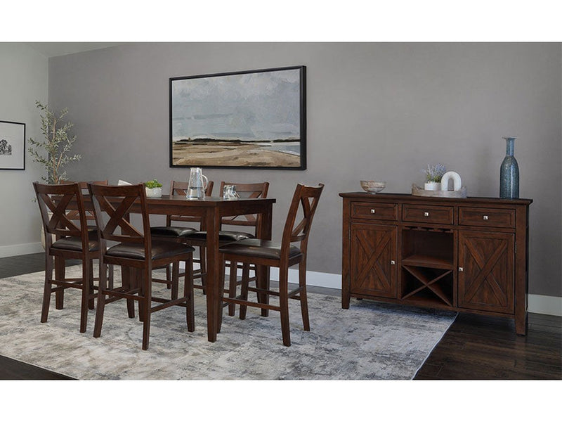 Theodore 8-pc Counter Dining Set with Server